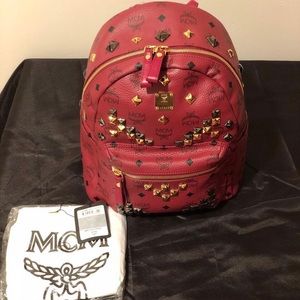 Red MCM Bag